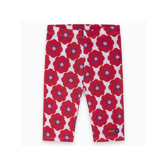 Colorful Floral Dress and Capri Leggings Set - Picture 6 of 7